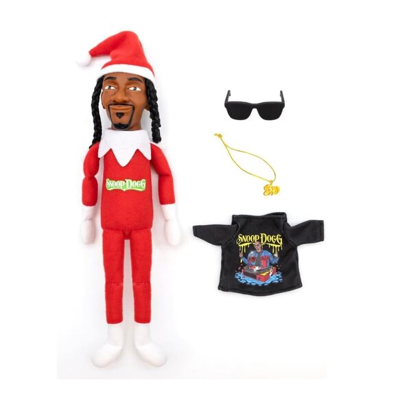 Snoop on a Stoop 2023, Snoop elf on a Shelf, Elf Doll, Box Toy 12" Figurine Elf - Picture 3 of 12